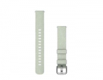 Garmin watch strap Lily 2 Nylon, sage gray/silver