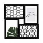 Rėmelis KNOR 4x10x15 juodas matinis|plexi|28,3x28,3cm