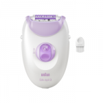 Braun Epilator | SE3-000 Silk &eacute;pil 3 | Number of power levels 2 | White/Purple