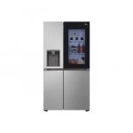 LG Refrigerator | GSGV81PYLL | Energy efficiency class E | Free standing | Side by side | Height 179 cm | Fridge net capacity 416 L | Freezer net capacity 219 L | Display | 36 dB | Silver