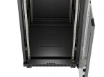 LANBERG Rack Cabinet 19inch Free-Standing 24U/600X800 FLAT PACK With Glass Door LCD black V2