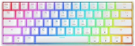 DELTACO GAMING DK470 60% laidinė mechaninė klaviatūra | US | Balta