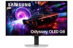 Samsung G81SF kompiuterio monitorius 81,3 cm (32") 3840 x 2160 pikseliai 4K Ultra HD OLED Sidabras