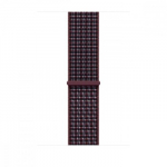 46mm Burgundy Plaid Sport Loop