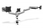 Clamb Mount for Monitors with Gas Spring, 3xLCD,27'',adjustable and rotated 360&deg;
