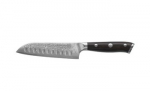 Kohersen Elegance Ebony Wood Santoku peilis Damasko plienas 12,7 cm
