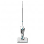 BLACK and DECKER | Steam mop | FSMH13E10-QS | Power 1300 W | Water tank capacity 0.38 L | White/Blue