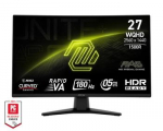 LCD Monitor|MSI|MAG 274CQF|27"|Gaming/Curved|Matte|Panel VA|2560x1440|16:9|180Hz|0.5 ms|Colour Black|MAG274CQF
