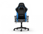 DXRACER Prince Series L juoda - mėlyna dirbtinės PVC odos ergonominė kėdė (F24-LTC-NB)