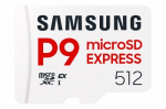SAMSUNG P9 Express microSD Express Card 512GB 4K UHD NVMe 1.3 800 MB/s Read 310 MB/s Write Memory card for Nintendo Switch 2