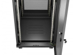 LANBERG Rack Cabinet 19inch Free-Standing 24U/600X800 FLAT PACK With Mesh Door LCD black V2