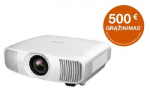 Epson EH-LS9000W baltos spalvos namų kinui skirtas 4K (3840x2160) lazerinis projektorius | 2200 ANSI liumenų