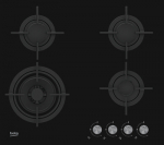 BEKO Hob HILW64222S 60 cm Gas Black