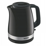 TEFAL | Kettle | KO150F30 Delfini Vision | Electric | 2400 W | 1.5 L | Plastic | 360&deg; rotational base | Black/Stainless steel
