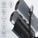 I/O HUB USB-C 6IN1 SATA M.2/0.18M HMC-6M2 AXAGON