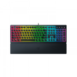 Razer Gaming Keyboard Ornata V3 Gaming keyboard Durable spill-resistant design; Cable routing options; Razer Synapse enabled; Fully programmable keys with on-the-fly macro recording; 6-key roll over; Gaming mode option; Braided fiber cable; 1000 Hz U ...