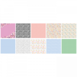Skrebinimo popieriaus rinkinys LIFESTYLE 15x15 cm., 100 g/m2, 30 lapų, 10 skirtingų dizainų