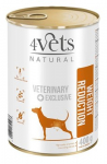 4VETS Natural Weight Reduction Dog - drėgnas ėdalas &scaron;unims - 400 g