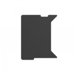 Genesis | Holm Modular Side Desk Top Left 60cm | NDS-2282 | Anthracite Black