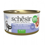 SCHESIR Tuna with grouper in jelly - &scaron;lapias kačių maistas - 70g