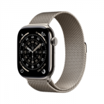Apple Watch Series 11&nbsp;GPS + Cellular 46mm&nbsp;Natural Titanium Case with Natural Milanese Loop - M/L