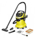 Vacuum Cleaner|KARCHER|Input power 1200 W|Dust capacity 25 L|Drum vacuum|Cleaning type Dry and wet|Dust container Dust bag|Colour Black/Yellow|1.628-317.0