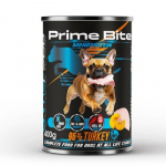 PRIME BITE Monoprotein Turkey with pumpkin - drėgnas ėdalas &scaron;unims - 400g