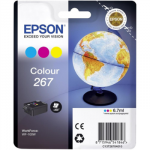 EPSON 2LB 267 ink cartridge cyan magenta and yellow standard capacity 200 pages 1-pack RF-AM blister