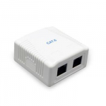 GEMBIRD NCAC-2U6-01 CAT6 UTP 2-port surface mount box