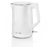 Gorenje | Kettle | K15DWW | Electric | 2200 W | 1.5 L | Plastic + metal | 360&deg; rotational base | White