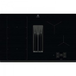 Electrolux 900 XT SensePro, plotis 80 cm, juoda - Įmontuojama kaitlentė su gartraukiu