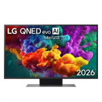 LG QNED87 evo AI, 43'', 4K UHD, QNED Mini LED, juodas - Televizorius