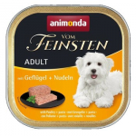 ANIMONDA Vom Feinsten Adult Poultry with pasta - drėgnas ėdalas &scaron;unims - 150g