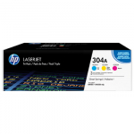 HP 304A original Toner cartridge CF372AM cyan magenta yellow standard capacity 3 x 2.800 pages 3-pack