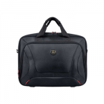 PORT DESIGNS | Courchevel | Fits up to size 15.6 " | Messenger - Briefcase | Black | Shoulder strap