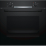 Bosch Oven HBA530BB0S Built-in, 71 L, Black, Eco Clean, A, Push pull buttons, Height 60 cm, Width 60 cm, Integrated timer, Electric