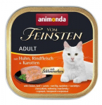 ANIMONDA Vom Feinsten Adult Chicken, beef and carrots - &scaron;lapias kačių maistas - 100g
