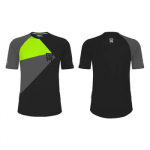 Dviratininko mar&scaron;kinėliai Rock Machine Trail Jersey SS, juoda/pilka/žalia, XL