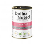DOLINA NOTECI Premium Rich in veal with green peas - drėgnas ėdalas &scaron;unims - 400g