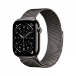 Apple Watch Series 11&nbsp;GPS + Cellular 46mm&nbsp;Slate Titanium Case with Slate Milanese Loop - M/L