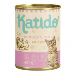 KATIDO Turkey with duck - &scaron;lapias kačių maistas - 400g
