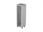 LANBERG Rack Cabinet 19inch Free-Standing 42U/600X600 FLAT PACK With Glass Door LCD grey V2