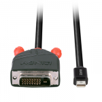 Adapteris - Mini DisplayPort į DVI 1m 1920x1200@60Hz Nikelio Danga