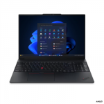 Lenovo ThinkPad E16 Gen 4 Black - 16", IPS, WUXGA (1920&times;1200), Matinis | AMD Ryzen AI 5 330 | 16GB DDR5 | 512GB SSD | AMD Radeon 820M Graphics | Windows 11 Pro | Nordic | ap&scaron;vietimas yra | 36 men.