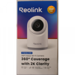 SALE OUT. Reolink E321 Smart Indoor Cam Wi-Fi PT, White | Reolink Camera | E Series E321 | 24 month(s) | Tabletop | 3 MP | 4mm/F2.0 | MicroSD up to 512GB | DAMAGED PACKAGING
