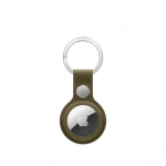 APPLE AirTag FineWoven Key Ring - Dark Olive | Apple