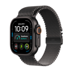 Apple Watch Ultra 4 GPS + Cellular 49mm Black Titanium Case with Black Titanium Milanese Loop - M