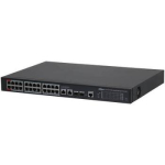 Switch|DAHUA|Switch type Managed|Switch layer L2|26xRJ-45 ports|RJ-45 Ports Type Gigabit Ethernet (10/100/1000)|Power over Ethernet (PoE) Yes|24xPower over Ethernet (PoE) ports quantity|Total Power over Ethernet (PoE) budget 360 W|S4228-24GT-360