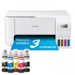 Epson EcoTank L3276 daugiafunkcis A4 spausdintuvas su &bdquo;Wi-Fi&ldquo; ir ra&scaron;alo talpykla, kurioje ra&scaron;alo yra tiek, kad pakaks iki 3 metų