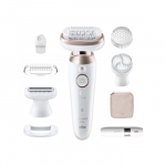Braun Epilator | SES9-360 Silk &eacute;pil 9 Flex 3D | Operating time (max) 50 min | Number of power levels 1 | Wet and Dry | White/Rose